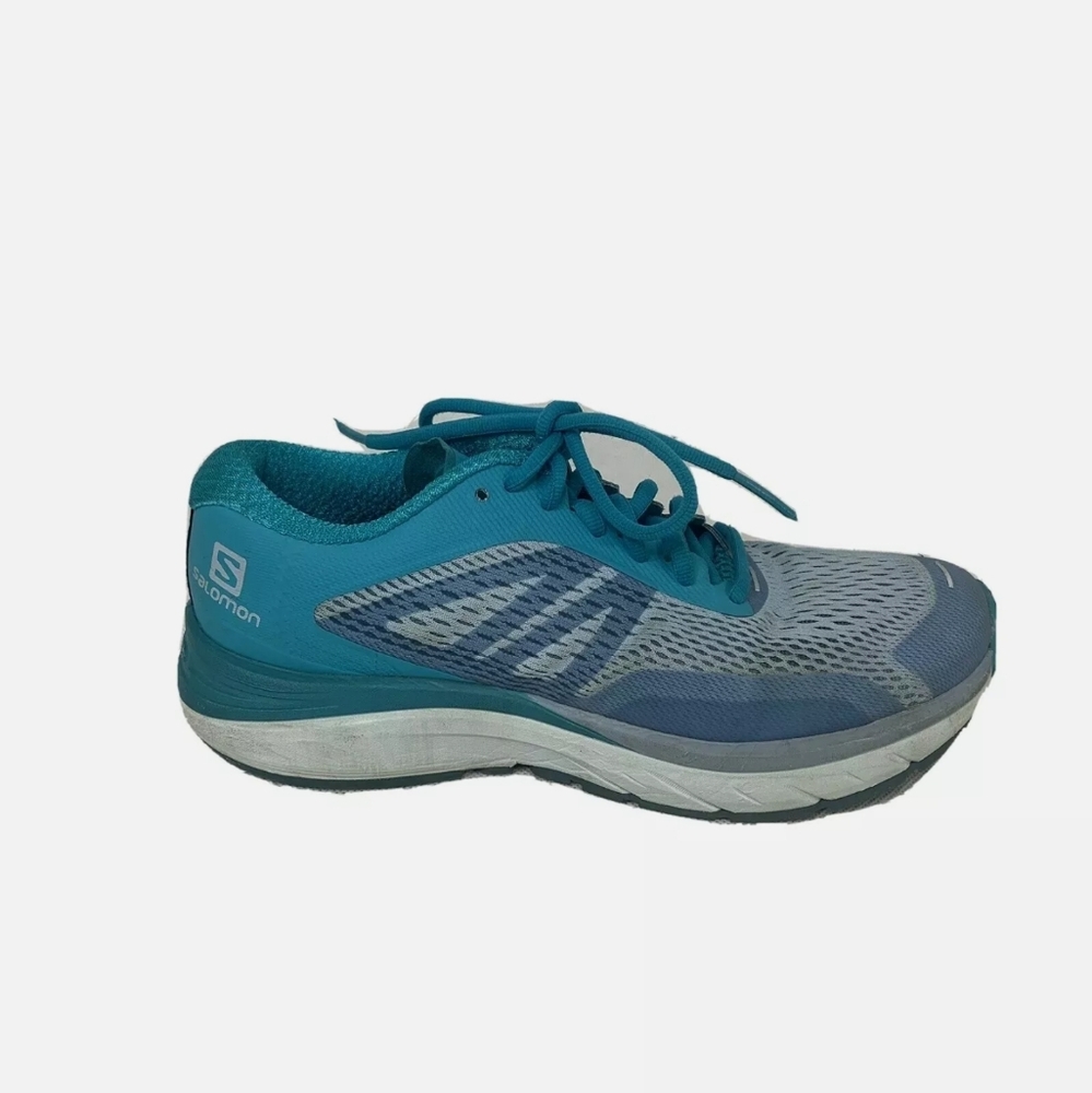 Salomon Sonic RA Max 2 Blue Running Shoes Size 8.5